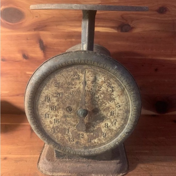 Vintage Columbia Family Scale~ 24lbs~ Landers, Garry & Clark- Barn Find!! - Picture 7 of 10